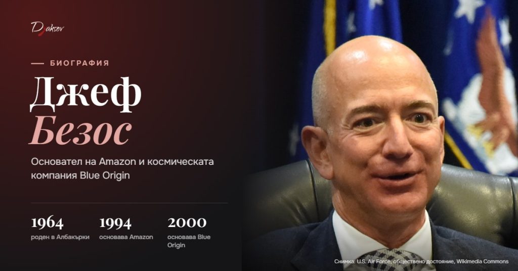 Джеф Безос, основател на Amazon и космическата компания Blue Origin