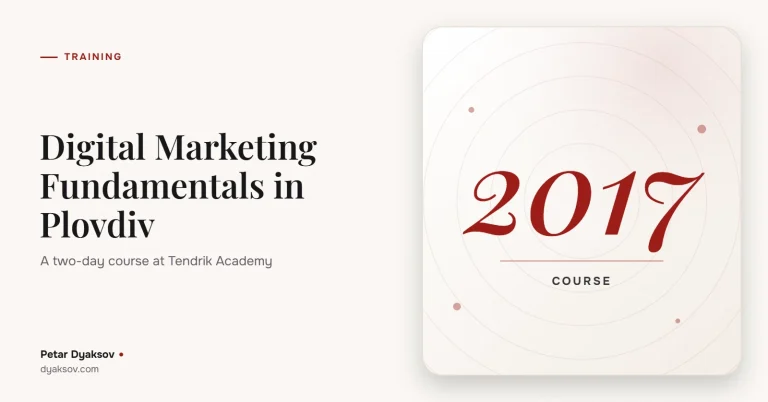 Digital Marketing Fundamentals in Plovdiv