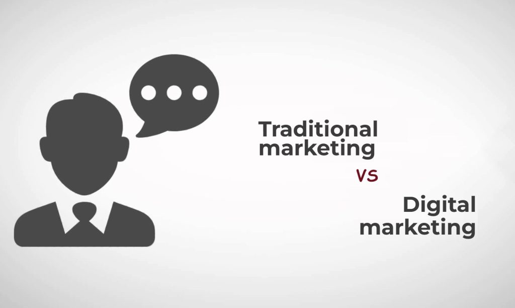 Traditional marketing vs digital marketing