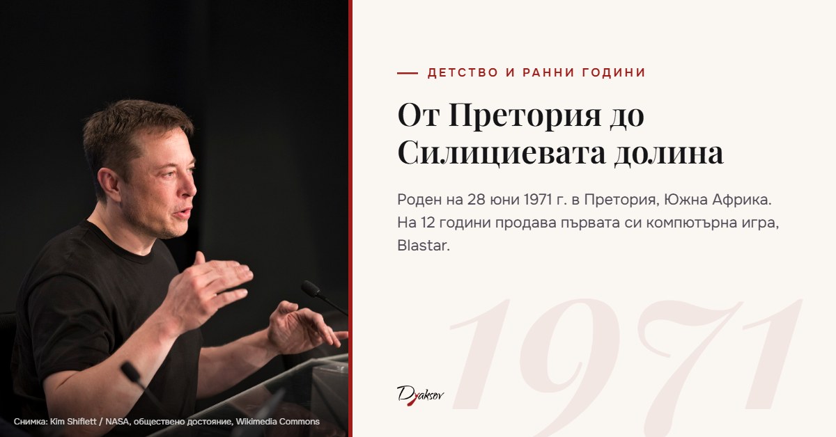 Илън Мъск, детство и ранни години
