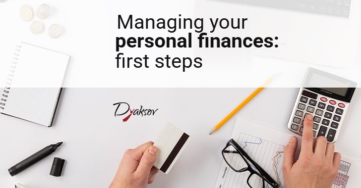 Managing your personal finances: first steps