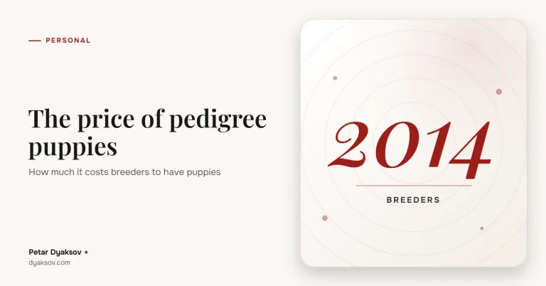 The price of pedigree puppies: how much does it cost breeders to have puppies?