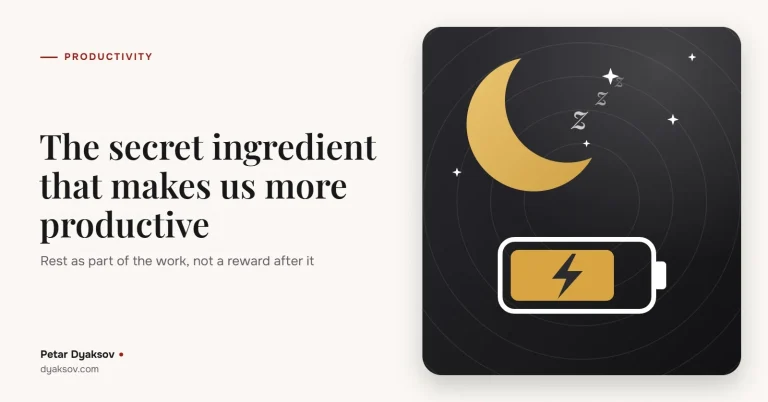 The secret ingredient that makes you more productive at work