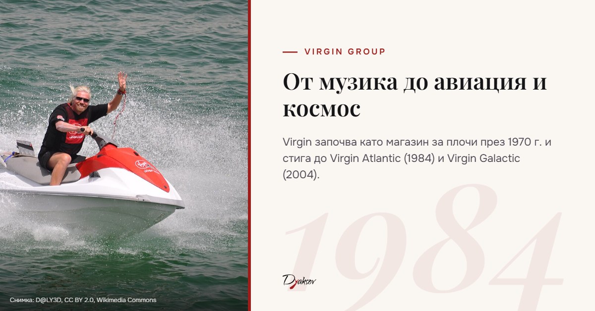 Ричард Брансън и Virgin Group