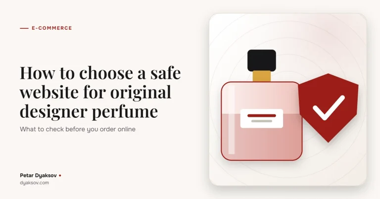 How to choose a safe website for original designer perfume