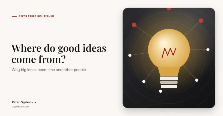 Where Do Good Ideas Come From? (Video)