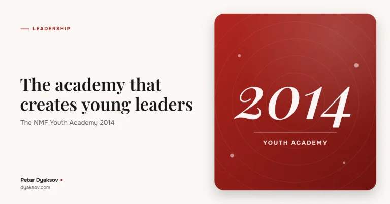 The academy that creates young leaders: the story of the NMF Youth Academy 2014